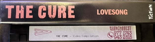The CURE - Lovesong / A Decade Of The Cure     VERY RARE Promo Only  VHS Videocassette