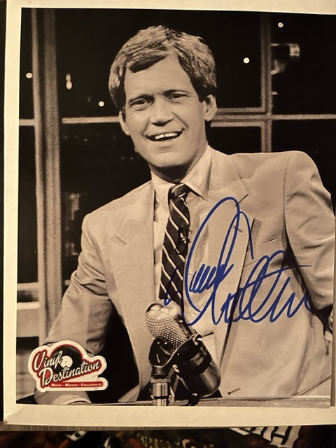 David Letterman - Hand Signed 8 x 10 Photo