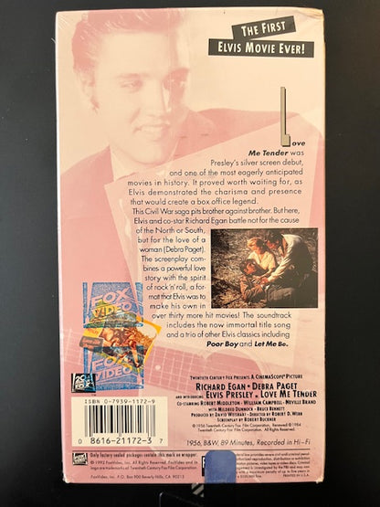 Elvis - Love Me Tender   VHS  Factory Sealed *NEW*