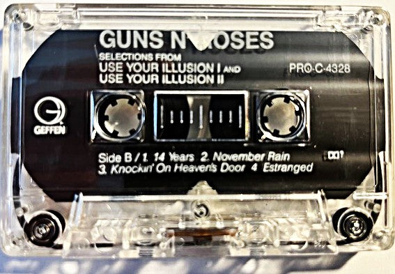 Guns-N-Roses - Use Your illusion 1 & 2  Promo Only 8-Track Sampler Cassette