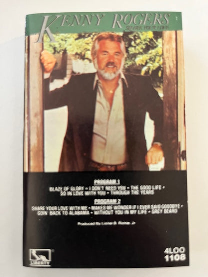 Kenny Rogers - Share Your Love   U.S. Cassette LP