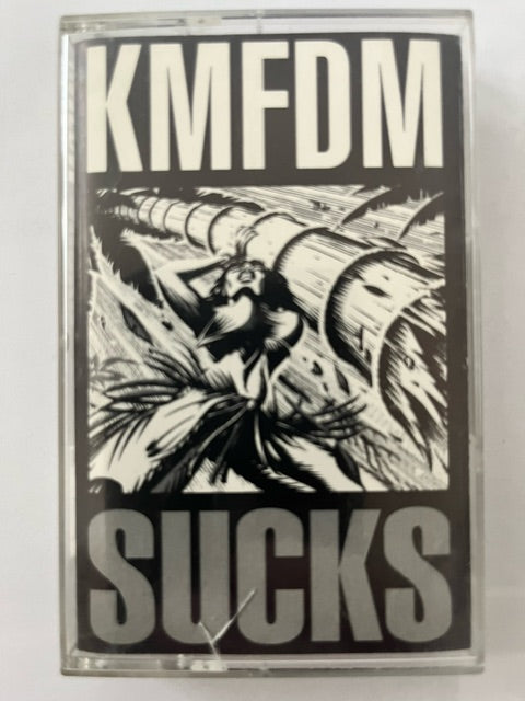 KMFDM - Sucks    Rare 4-Version US ONLY Cassette Single