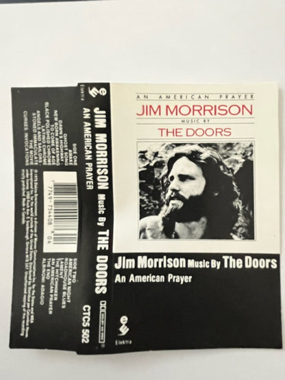 The Doors / Jim Morrison - An American Prayer   Canadian Cassette LP   Record Club Issue