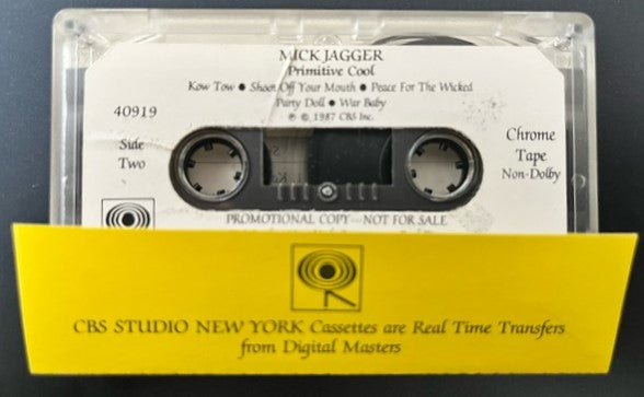 Mick Jagger - Primitive Cool     U.S. Promo Cassette LP