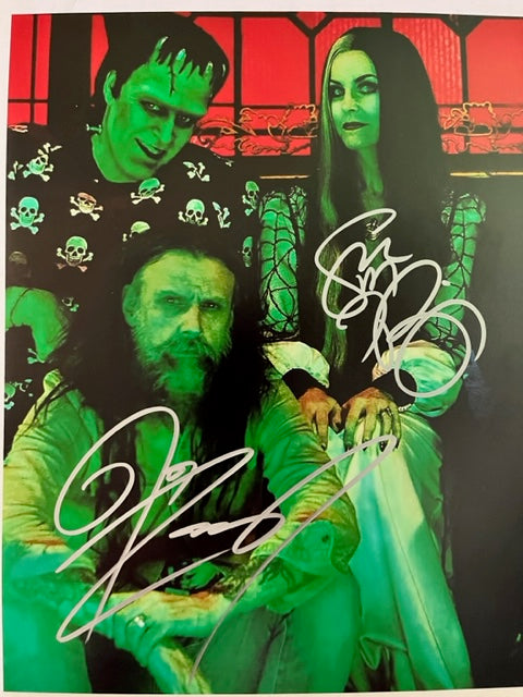 Rob & Sheri Moon Zombie - The Munsters - Hand Signed 8 x 10 Photo