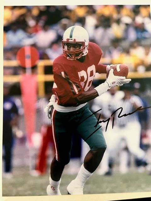 Jerry Rice - 49ers - NFL Superstar - Hand Signed 8 x 10 Photo