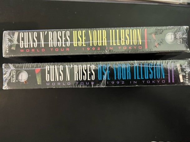 Guns-N-Roses - Use Your Illusion 1 & 2 - VHS x 2 - Factory Sealed - NEW