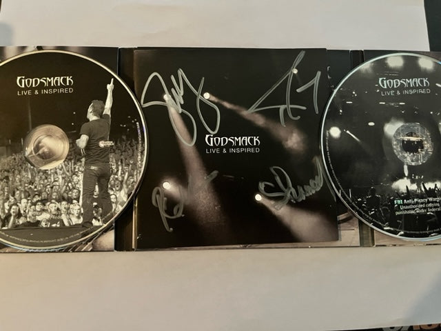 GODSMACK - Live & Inspired - Band Signed 2xCD