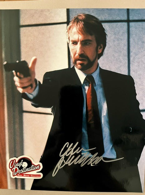 Alan Rickman As Hans Gruber In Die Hard - Hand Signed 8 x 10 Photo