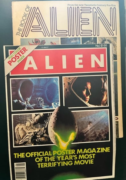 The Book Of ALIEN - 1979 Film Book + Fold Out Poster Booklet