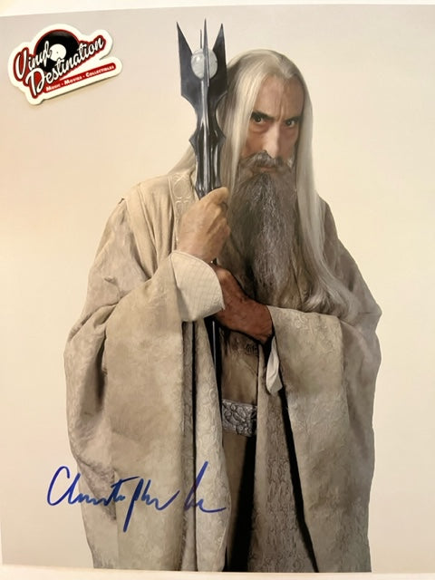 Christopher Lee - Lord Of The Rings - Hand Signed 8 x 10 Photo