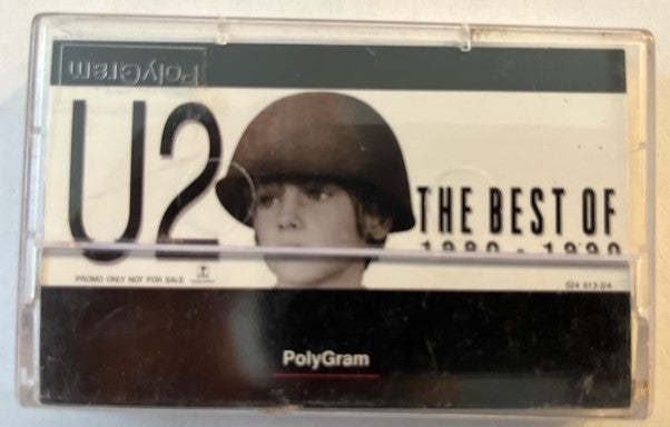 U2 - The Best Of 1980-1990   RARE Thailand Cassette LP With Bonus Promo Note Cards