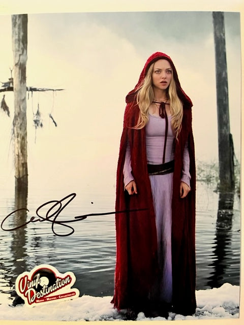 Amanda Seyfried - Red Riding Hood   Hand Signed 8 x 10 Photo