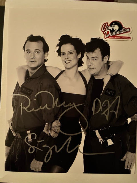 Ghostbusters - Cast Signed 8 x 10 Photo     Murray - Aykroyd - Weaver