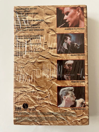 Depeche Mode - Live In Hamburg   RARE U.S.  Beta Videocassette  *NEW/Factory Sealed*