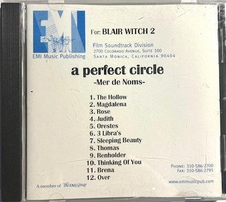 A Perfect Circle - Mer De Noms     RARE U.S. Promotional Only CDR