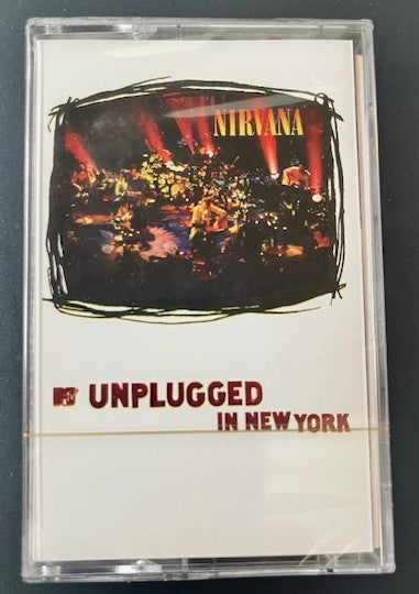 NIRVANA -  MTV Unplugged In New York Import Cassette LP   NEW / Sealed
