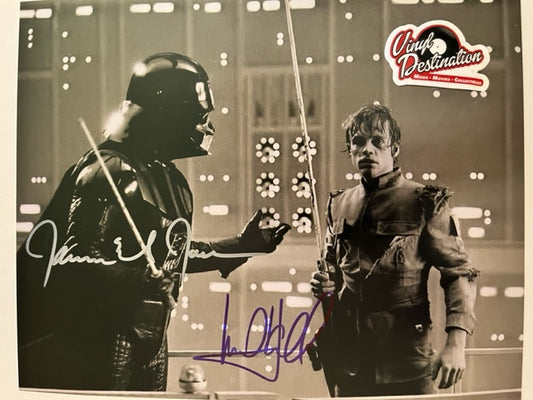 Star Wars - James Earl Jones & Mark Hamill - Hand Signed 8 x 10 Photo