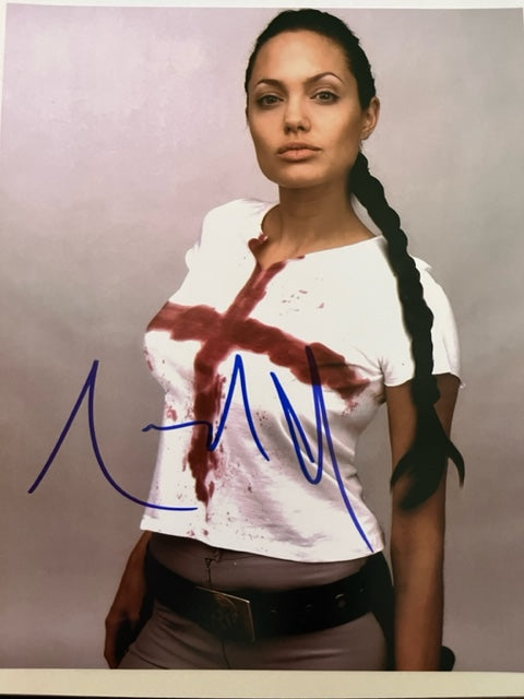 Angelina Jolie - Tomb Raider - Hand Signed 8 x 10 Photo