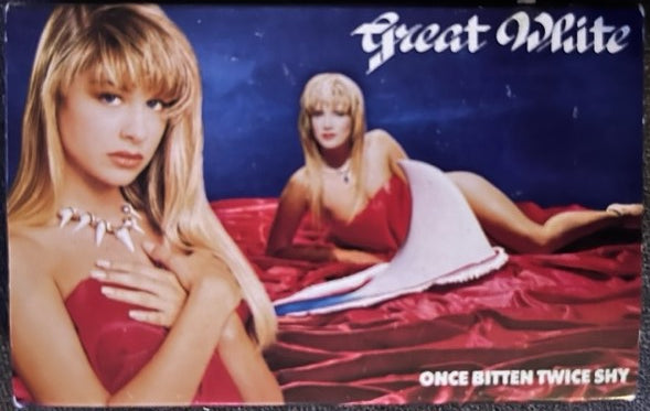 Great White - Once Bitten Twice Shy    U.S. Cassette Single