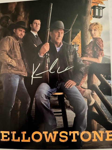 Kevin Costner - YELLOWSTONE - Hand Signed 8 x 10 Photo