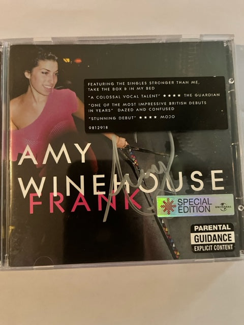 Amy Winehouse - Frank - Hand Signed Import CD