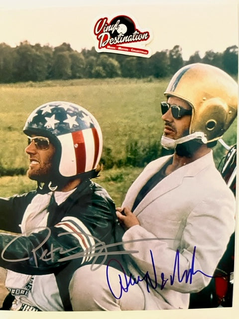 Easy Rider - Cast Signed 8 x 10 Photo    Fonda & Nicholson