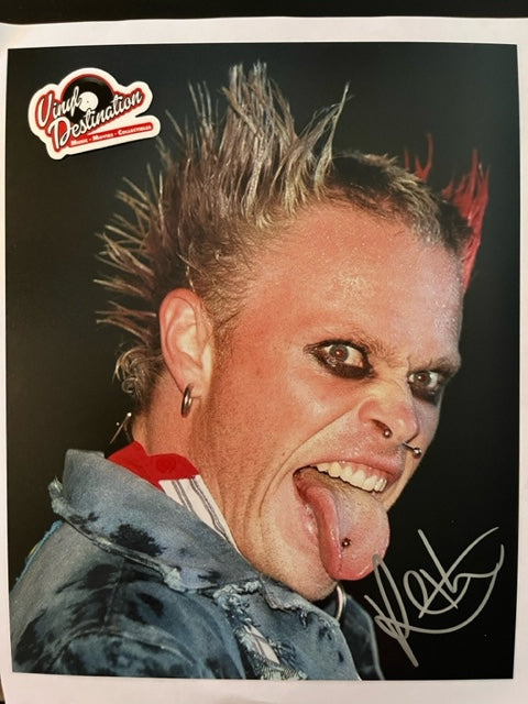 Keith Flint - The Prodigy - Hand Signed 8 x 10 Photo