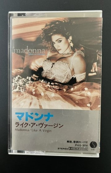 MADONNA - Like A Virgin   RARE Japanese Cassette LP