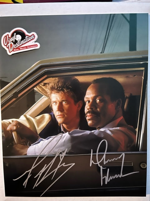 Lethal Weapon - Cast Signed 8 x 10 Photo   Gibson & Glover