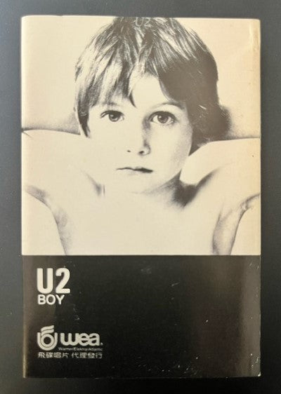 U2 - BOY      Extremely RARE Taiwanese Import Cassette LP