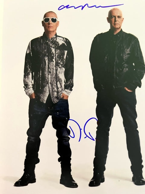 Pet Shop Boys - Neil Tennant & Chris Lowe - Hand Signed 8 x 10 photo