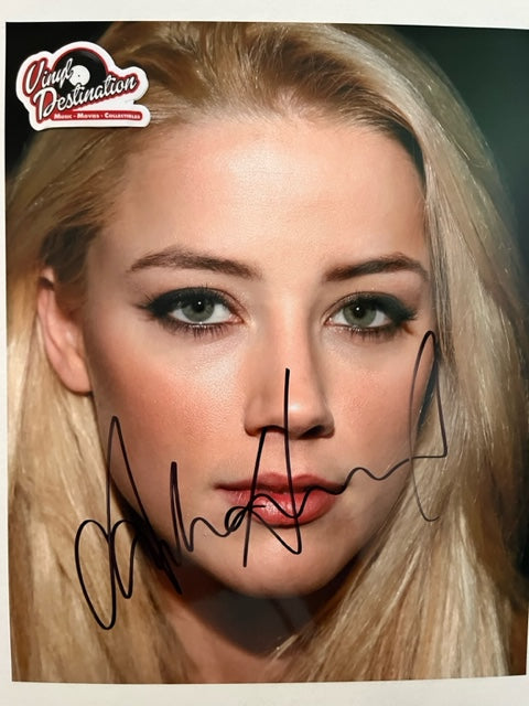 Amber Heard - Hand Signed 8 x 10 Photo