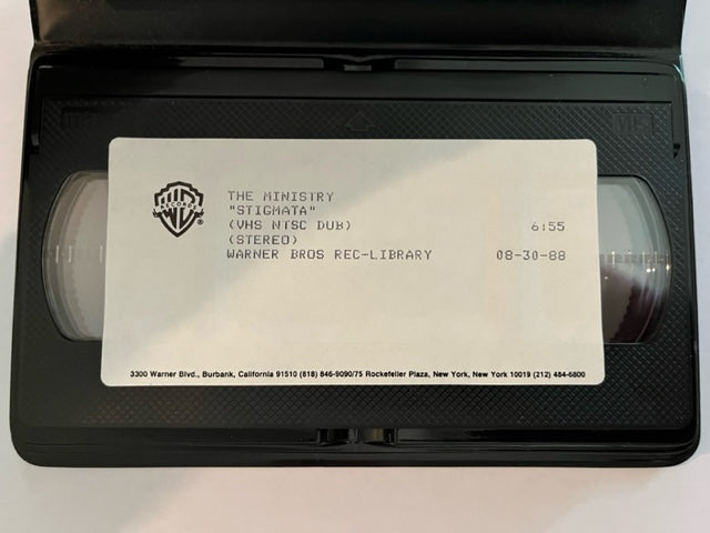 Ministry - Stigmata - RARE Promotional ONLY VHS Video Single