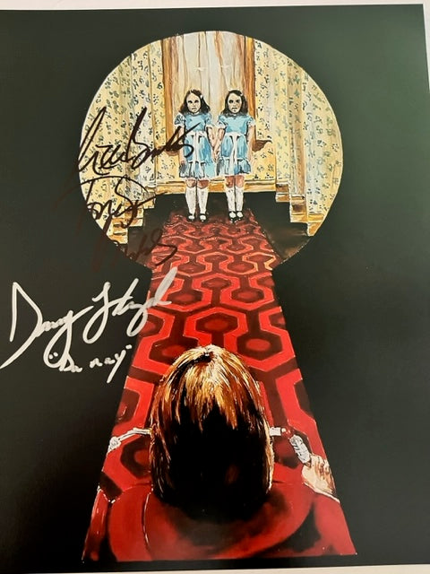 The Shining - Danny & The Grady Girls - Hand Signed 8 x 10 Photo