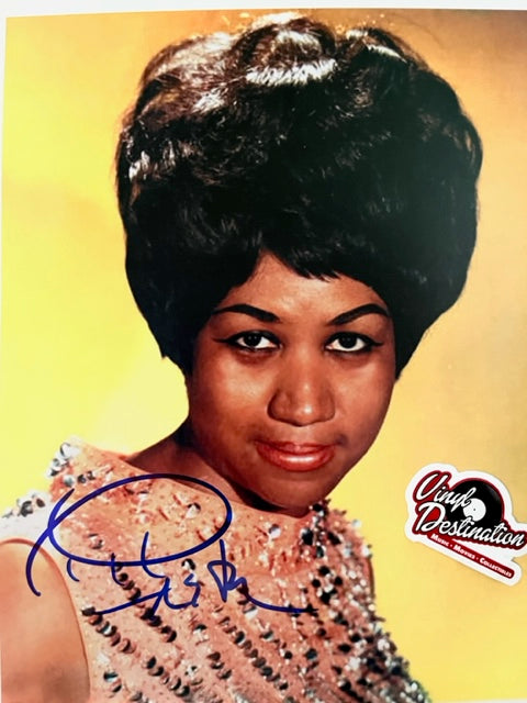 Aretha Franklin - Queen of Soul - Hand Signed 8 x 10 Photo