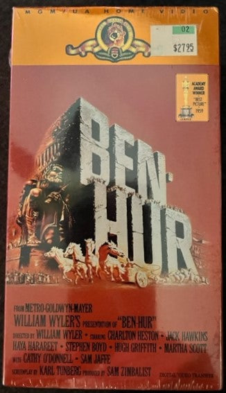 Ben-Hur - VHS 2x Videocassette   NEW / Factory Sealed