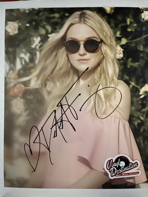 Dakota Fanning - Hand Signed 8 x 10 Photo