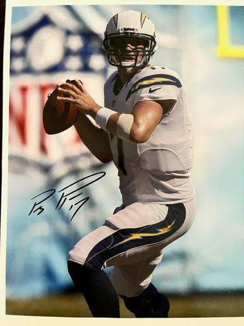 NFL Great - Philip Rivers - San Diego / LA Chargers - Hand Signed 8 x 10 Photo