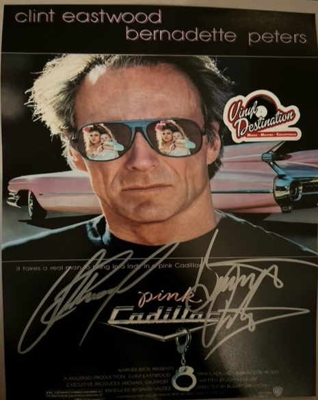 Pink Cadillac - Cast Signed 8 x 10 Photo Eastwood / Peters – Vinyl ...