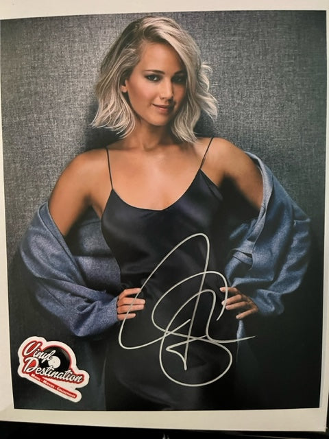 Jennifer Lawrence - Hand Signed 8 x 10 Photo