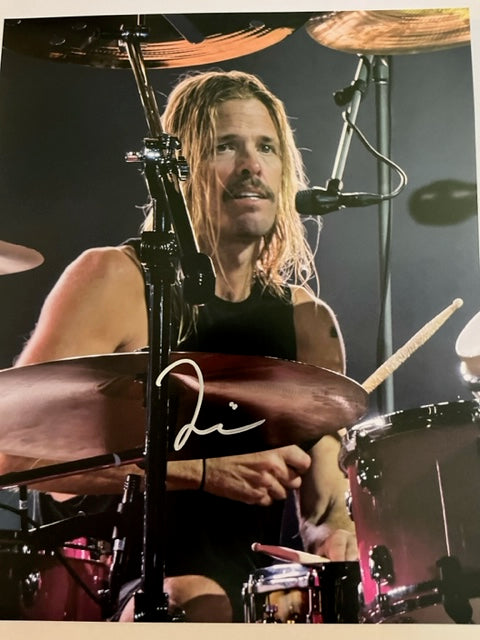Taylor Hawkins - Foo Fighters Drummer - Hand Signed 8 x 10 Photo