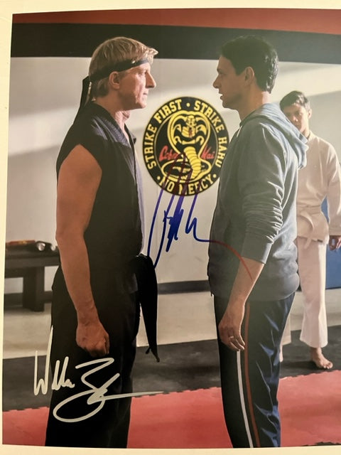 KARATE KID - COBRA KAI - Cast Signed 8 x 10 Photo   Maccio & Zabka