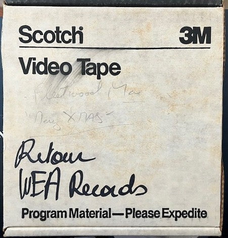Fleetwood Mac - Christmas Message 1988   RARE 1" Master Video