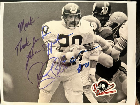 Rocky Bleier - Pittsburgh Steelers - Hand Signed 8 x 10 Photo