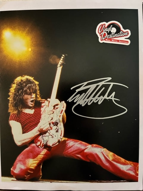 Eddie Van Halen - Guitar Legend - Hand Signed 8 x 10 Photo