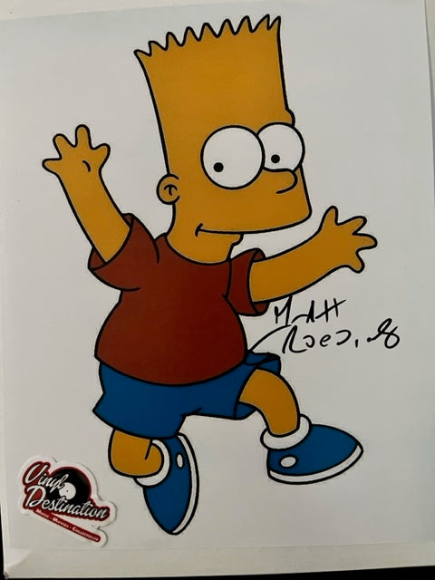 Bart Simpson / Matt Groening - Hand Signed 8 x 10 Photo