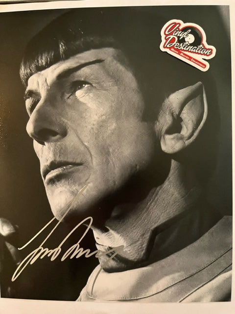 Leonard Nimoy - Dr. Spock - Star Trek - Hand Signed 8 x 10 Photo