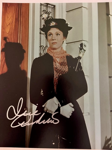 Julie Andrews as Mary Poppins - Hand Signed 8 x 10 Photo