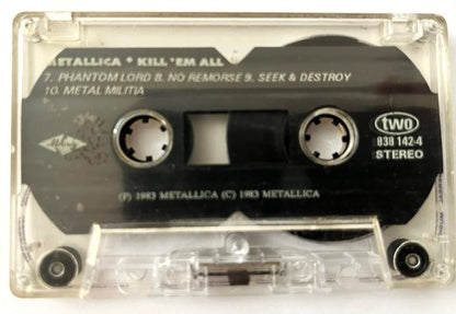 Metallica - Kill 'Em All      RARE Thailand Import Cassette LP